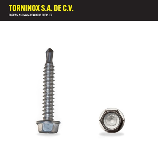 [XPBH14038] XPBH14038   PIJA BROCA HEX INOX 14 X 1 1/2